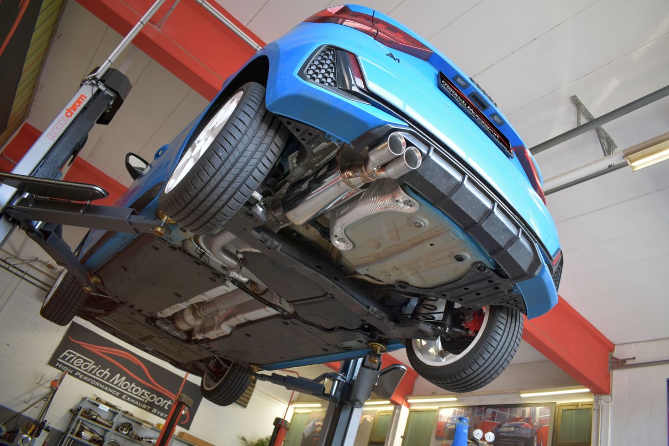 Friedrich Motorsport 70mm Anlage Audi A1 GB