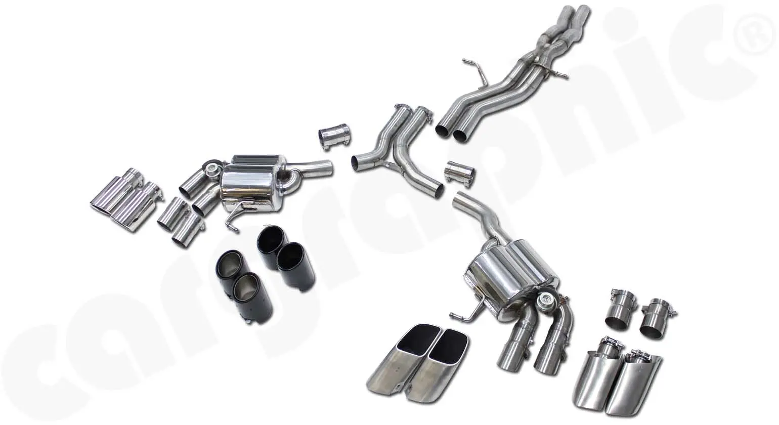 CARGRAPHIC Sportauspuff für Porsche Macan S 