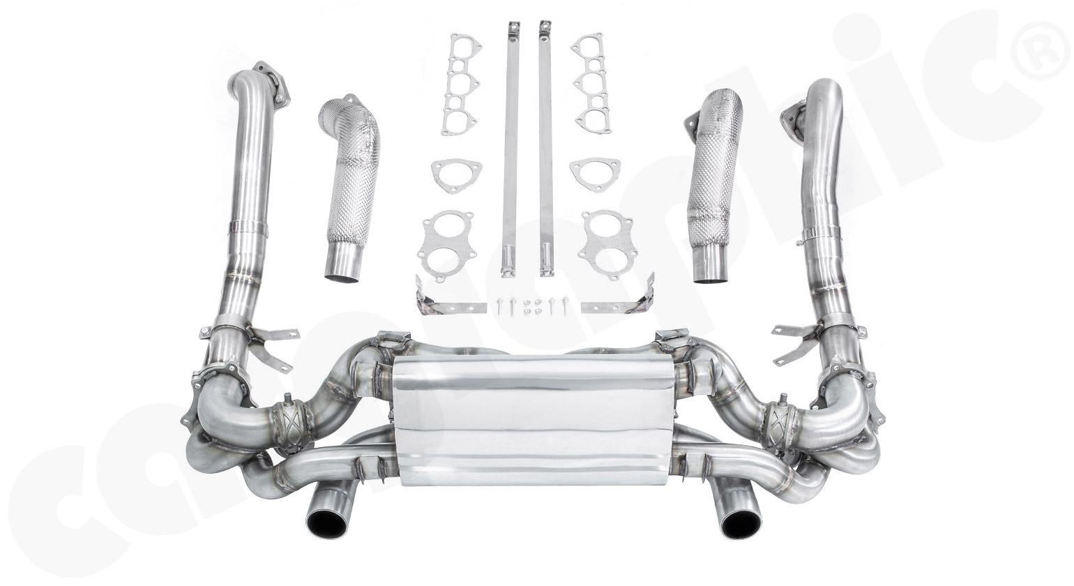 CARGRAPHIC Abgasanlage ab Katalysator für Porsche 718 Boxster / Cayman GTS GT4 4,0L