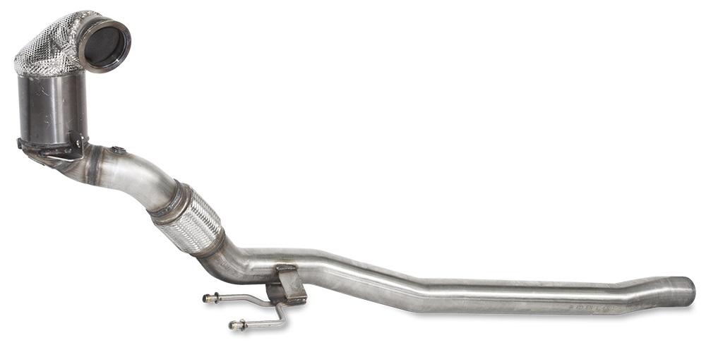 HJS 76mm ECE Downpipe für Audi S1