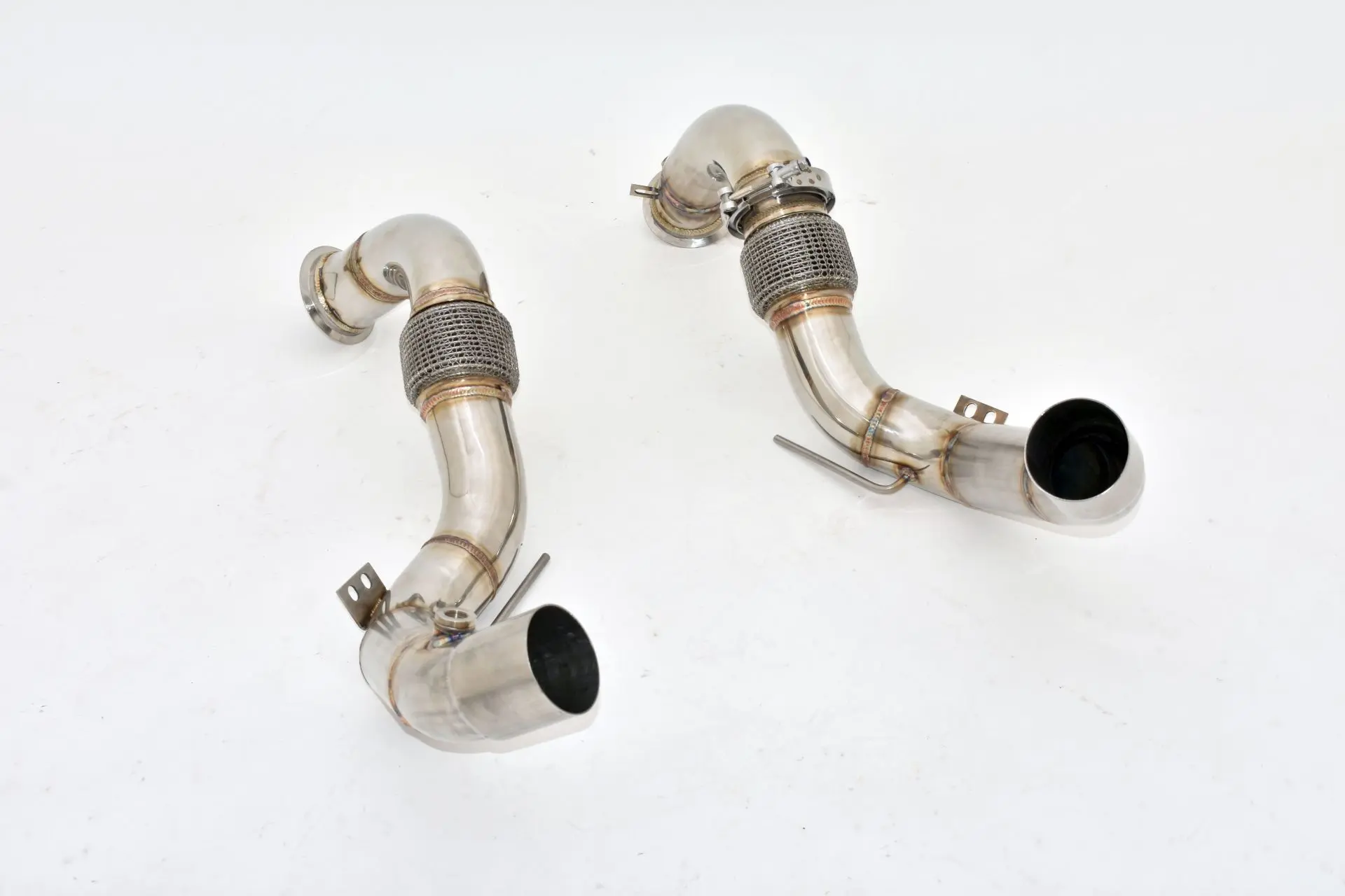 Friedrich Motorsport 76mm Downpipe-Satz Edelstahl 