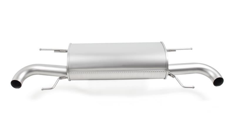 Sportauspuff mittig li/re mit EG-Genehmigung Foto