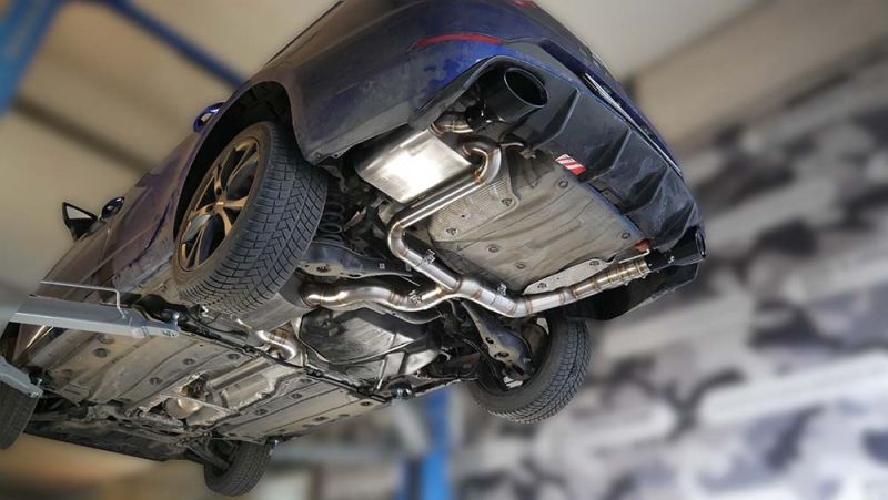 Hurricane 3,5 Zoll Abgasanlage für Seat Leon FR Details