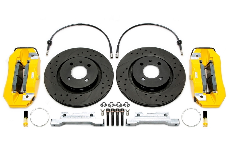 TA Technix 4-​Kolben Bremsanlage 280mmx22mm/Upgrade Kit passend für Vorderachse Smart Typ 453