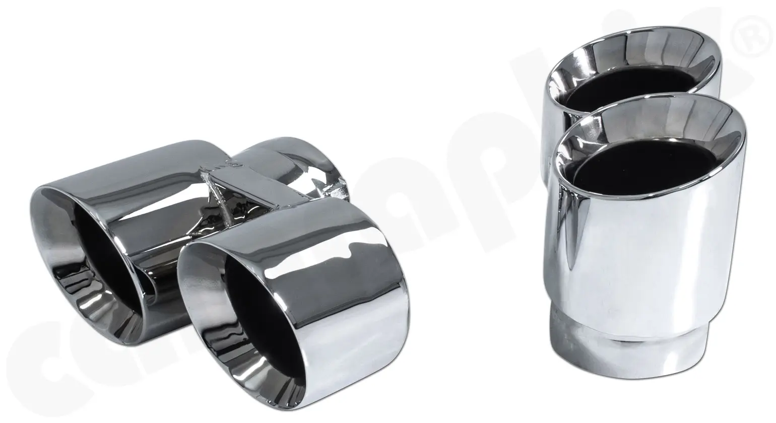 CARGRAPHIC Sport Endrohre für Porsche 997.1 Turbo günstig