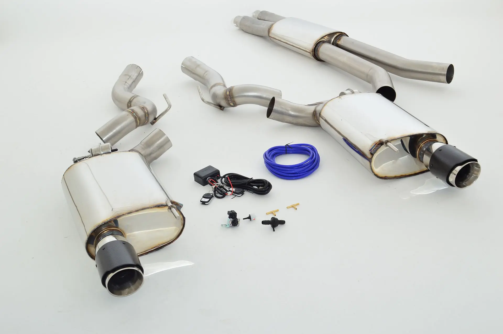 Friedrich Motorsport 76mm Duplex-Anlage mit Klappensteuerung Ford Mustang Coupe