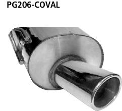 Bastuck Sportauspuff für Peugeot 206+ 110x70mm kaufen