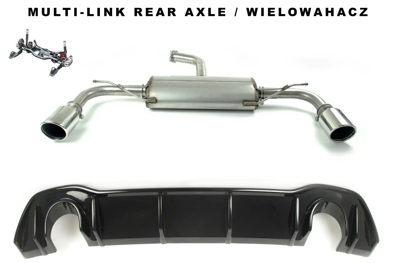 Sportauspuff & Diffusor für VW Golf VIII 1.5 TSI kaufen