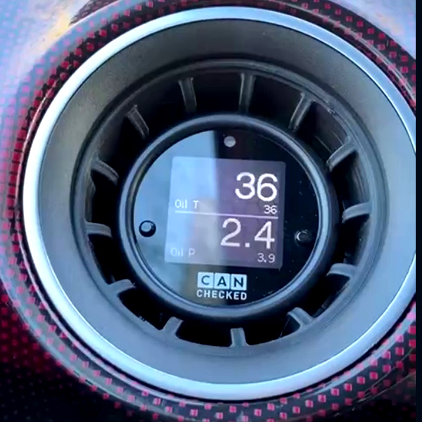 CANchecked Daten-Display VW Amarok I MFD15 Gen2 Foto