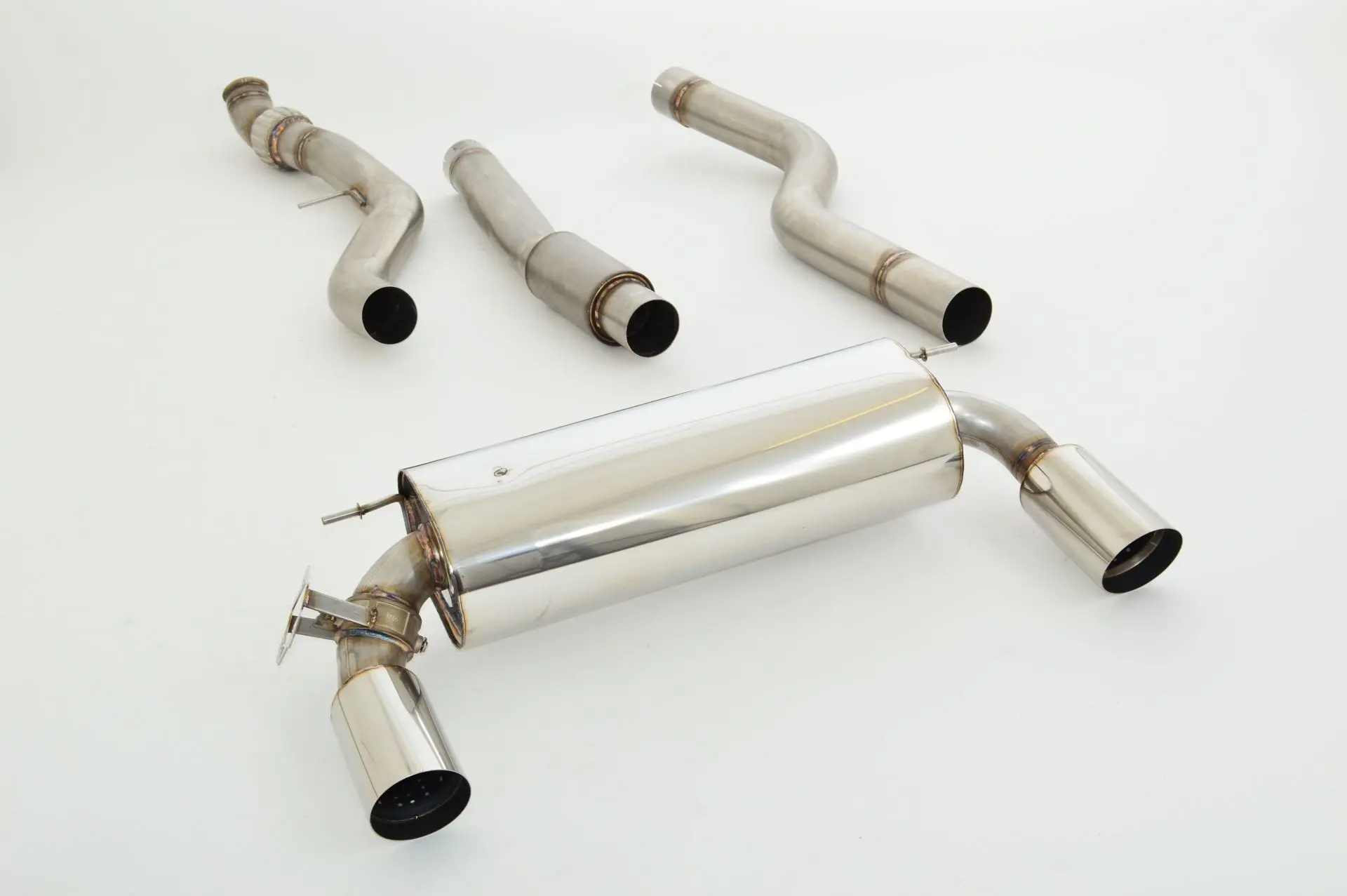 Friedrich Motorsport 90mm Duplex-Anlage Edelstahl