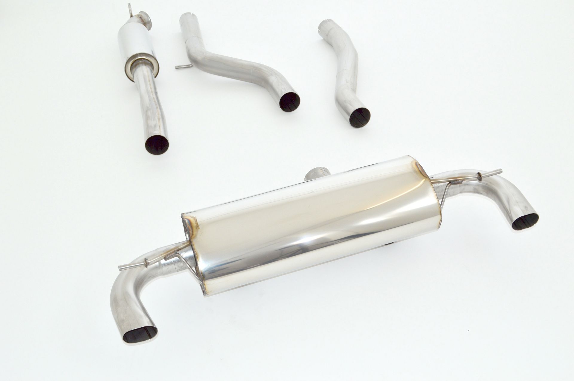 Friedrich Motorsport Duplex 76mm Edelstahl 