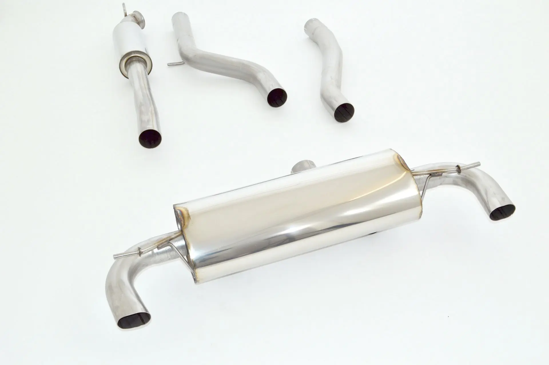 Friedrich Motorsport 76mm Duplex-Anlage Edelstahl 