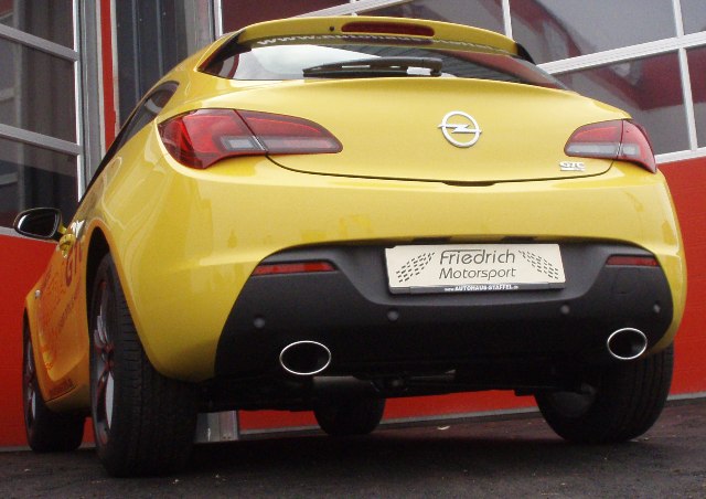  Friedrich Motorsport Duplex Endschalldämpfer Astra J Foto