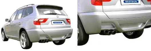 Bastuck Sportauspuff BMW X3 E83 2x76mm Foto