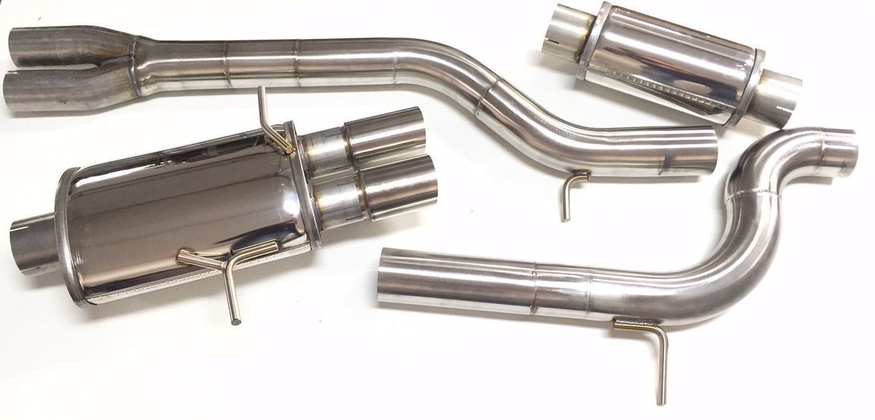 Zinram 76,1mm 3" Abgasanlage Audi S4 RS4 B5 mit Materialgutachten