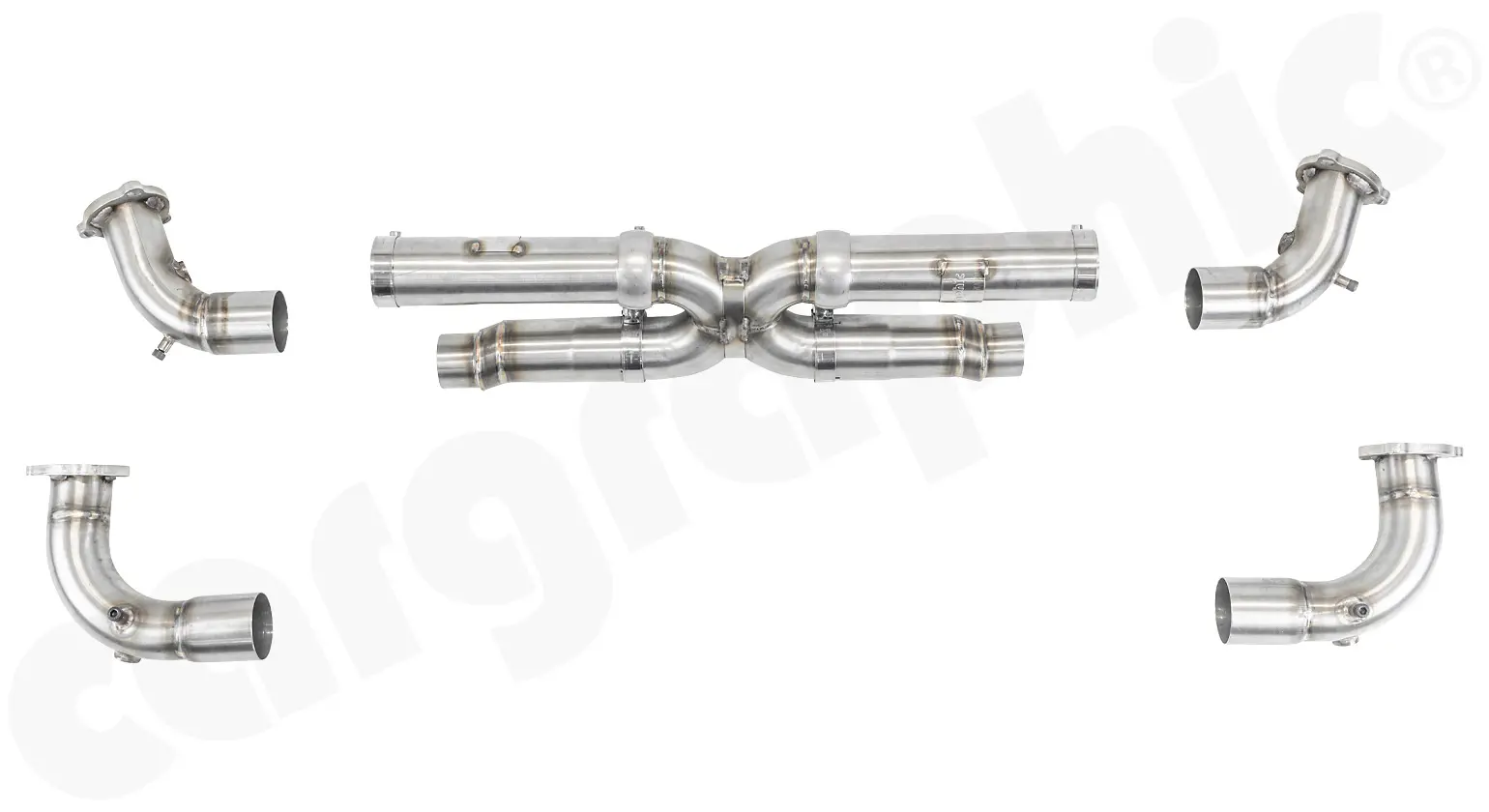 CARGRAPHIC X-Pipe Ersatzrohrsatz für Porsche 997.1 Bild