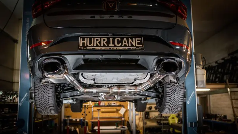 Hurricane 3,5 Zoll Abgasanlage für Cupra Leon ST 310 Anleitung
