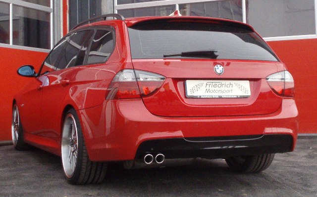 Sportendschalldämpfer BMW E90/E91 70mm Foto