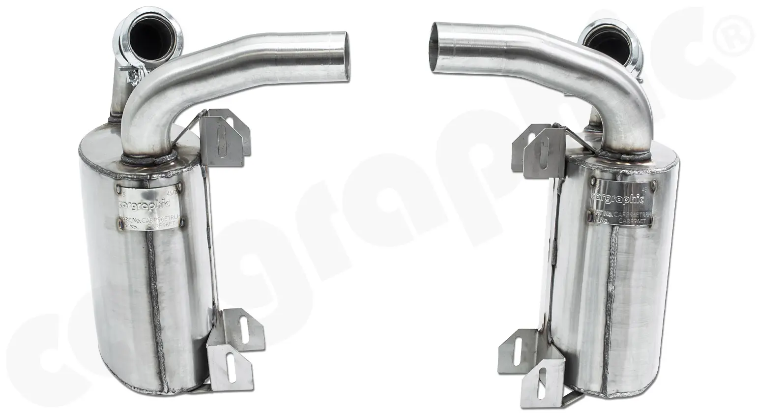 CARGRAPHIC Sportauspuff für Porsche 996 Carrera 4S Bild