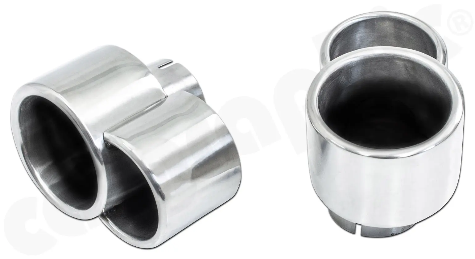 CARGRAPHIC Doppel-Endrohrsatz für Porsche 996 Turbo Tuning