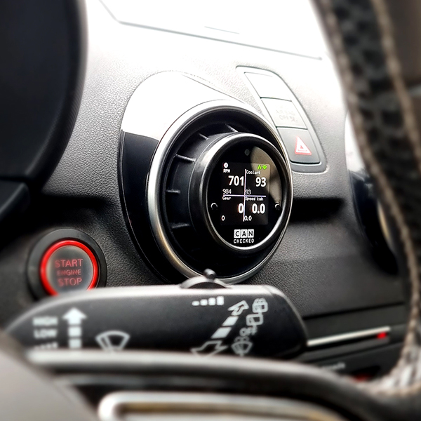 CANchecked Daten-Display Audi A1/S1 8X LHD/RHD MFD15 Gen2