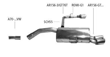 Bastuck Sportauspuff Alfa Romeo GT Typ 937 kaufen