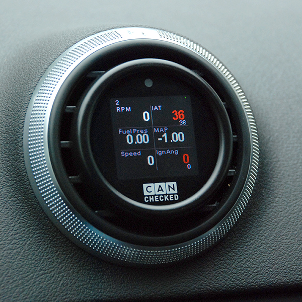 CANchecked Daten-Display Audi A3 8P TT 8J MFD15 Gen2 Anleitung
