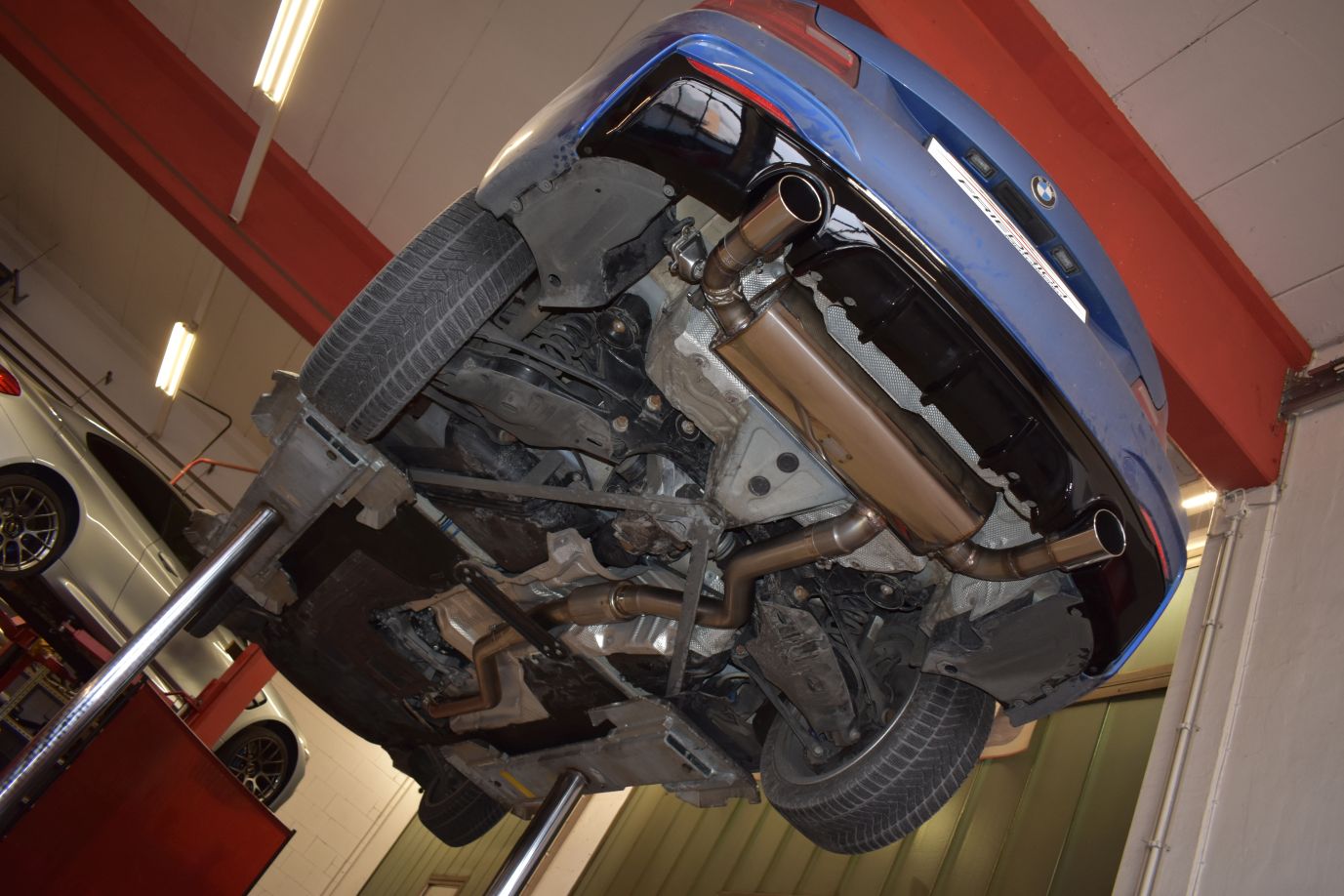 Friedrich Motorsport 76mm Duplex-Anlage BMW 2er F22/F23 M240i-Heck