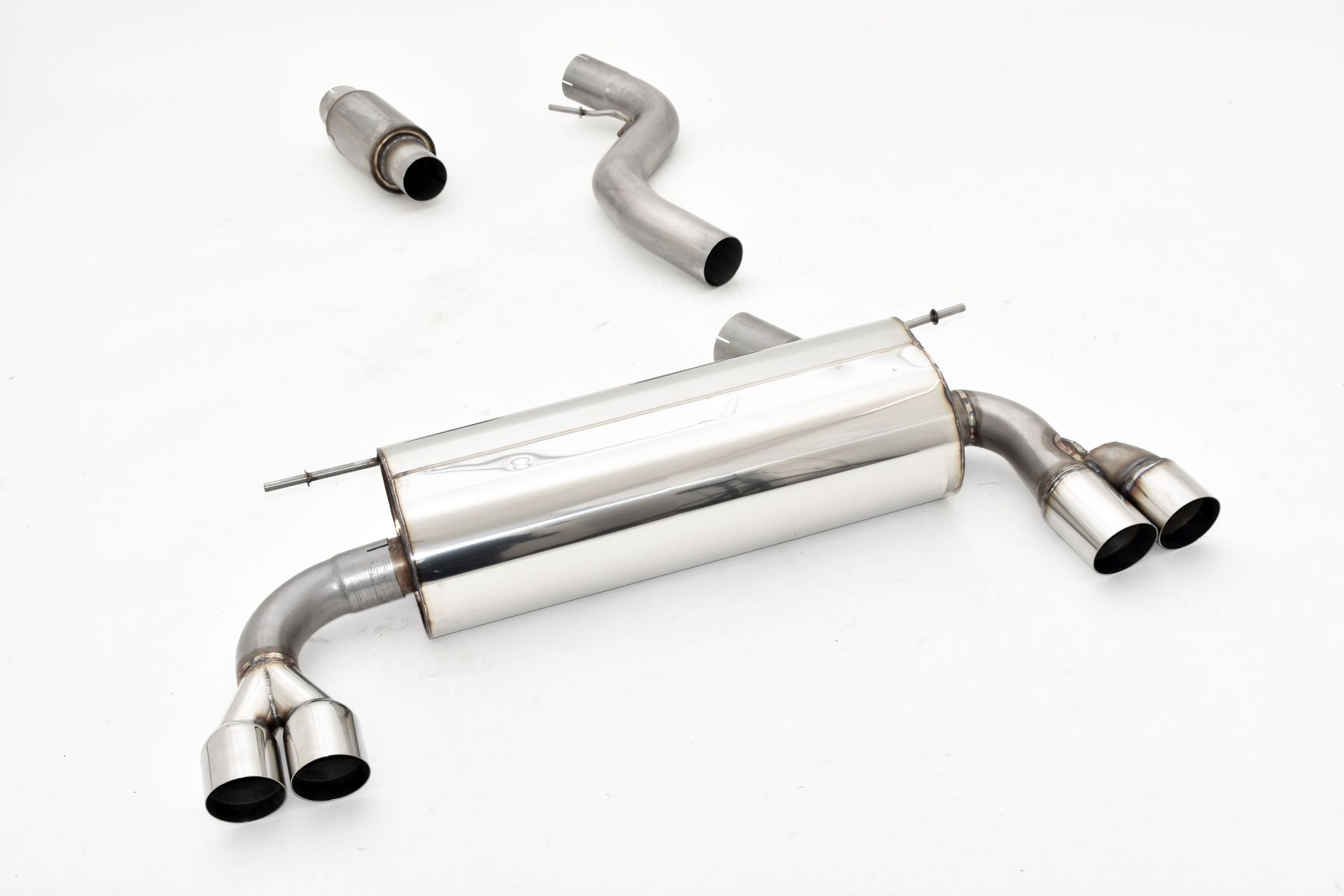 Friedrich Motorsport 76mm Duplex-Anlage Edelstahl 