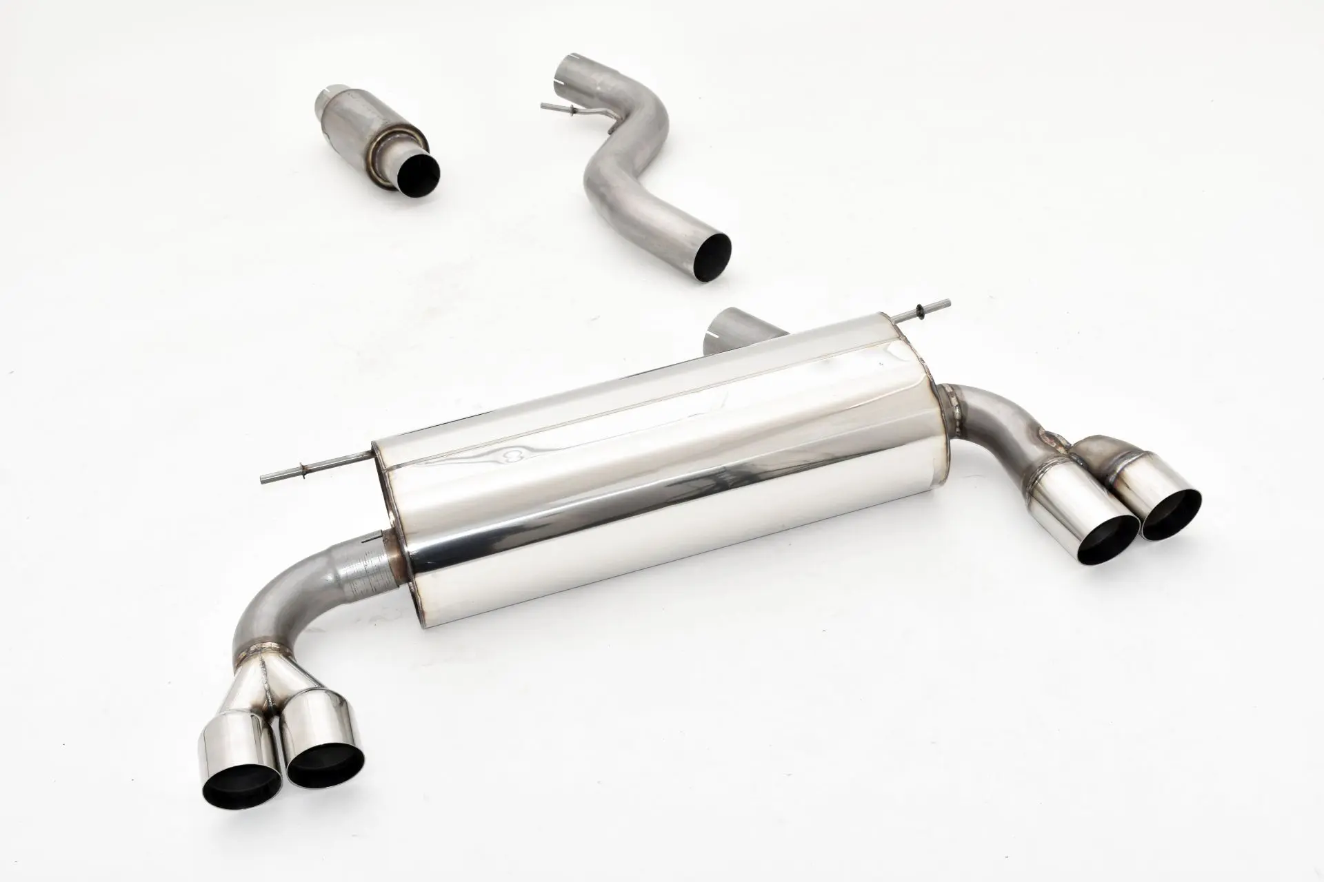 Friedrich Motorsport 76mm Duplex-Anlage Edelstahl 