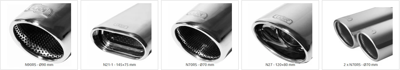 ULTER SPORT Auspuff für AUDI A3 8P 3D Hatchback Tuning