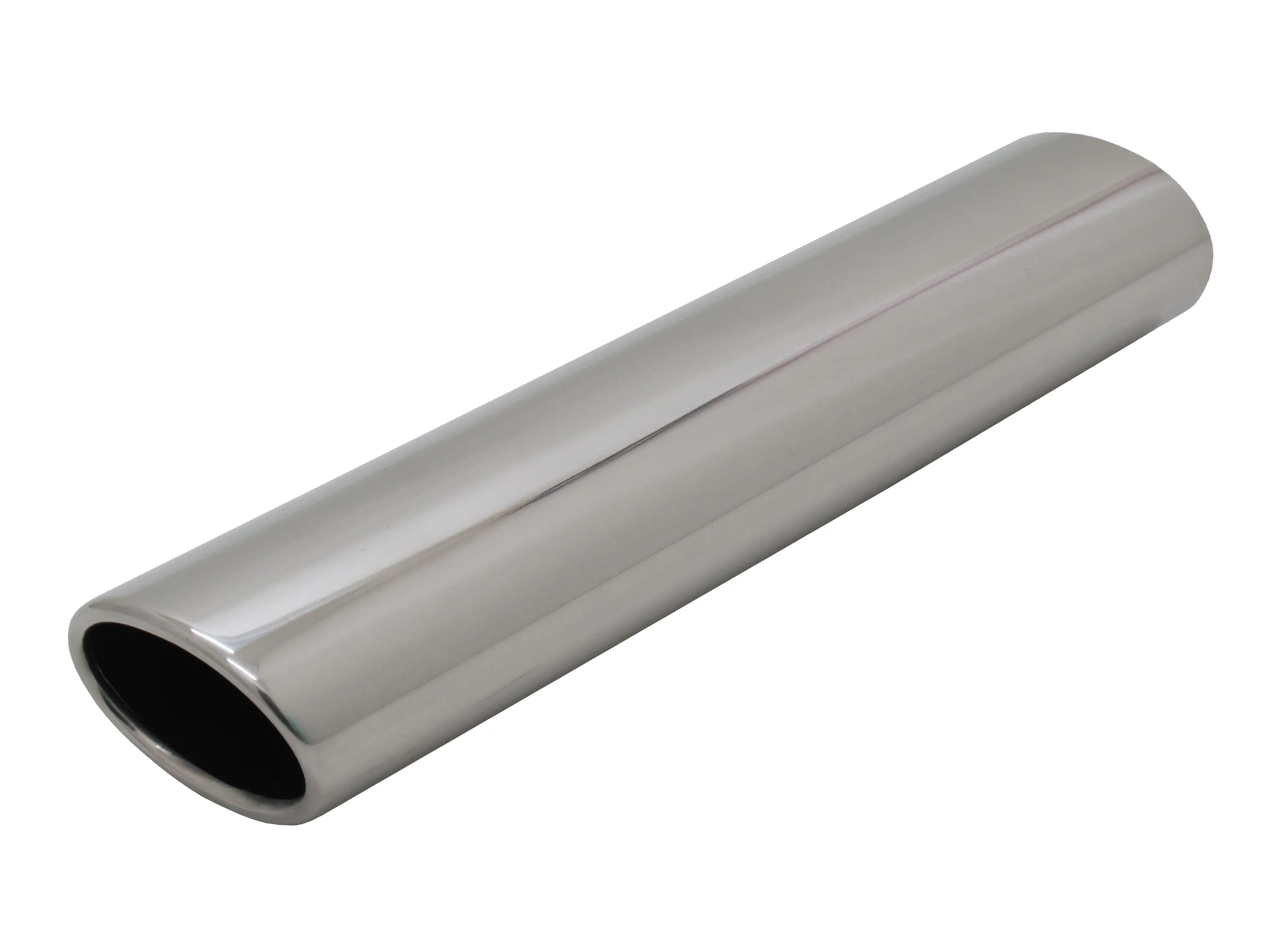 Auspuff Endrohr Edelstahl 85x58mm Gerade mit ABE
