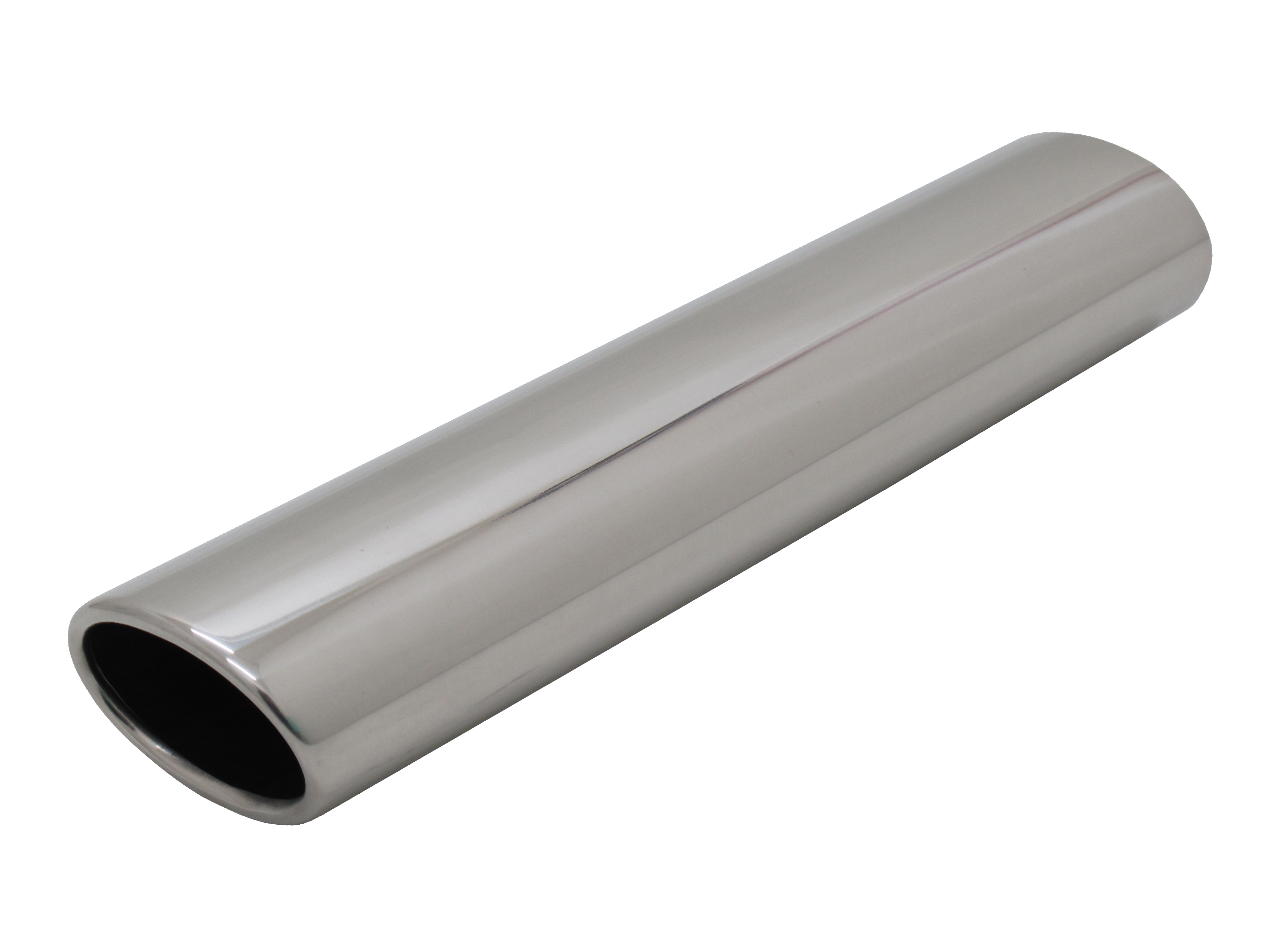 Auspuff Endrohr Edelstahl 85x58mm Gerade mit ABE