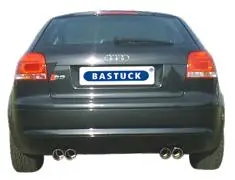 Bastuck Sportauspuff Audi A3 8P 2x76mm Tuning Foto