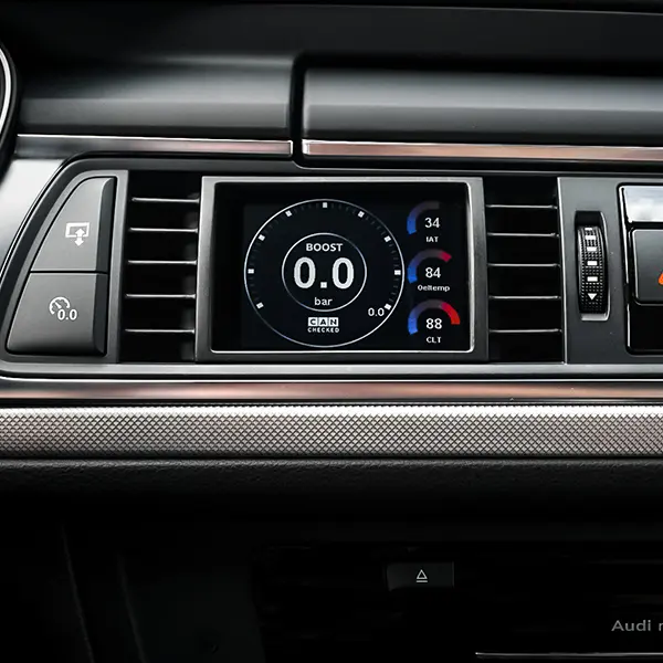 CANchecked Daten-Display Audi A6/A7 C7 LHD MFD32 Gen2 Tuning