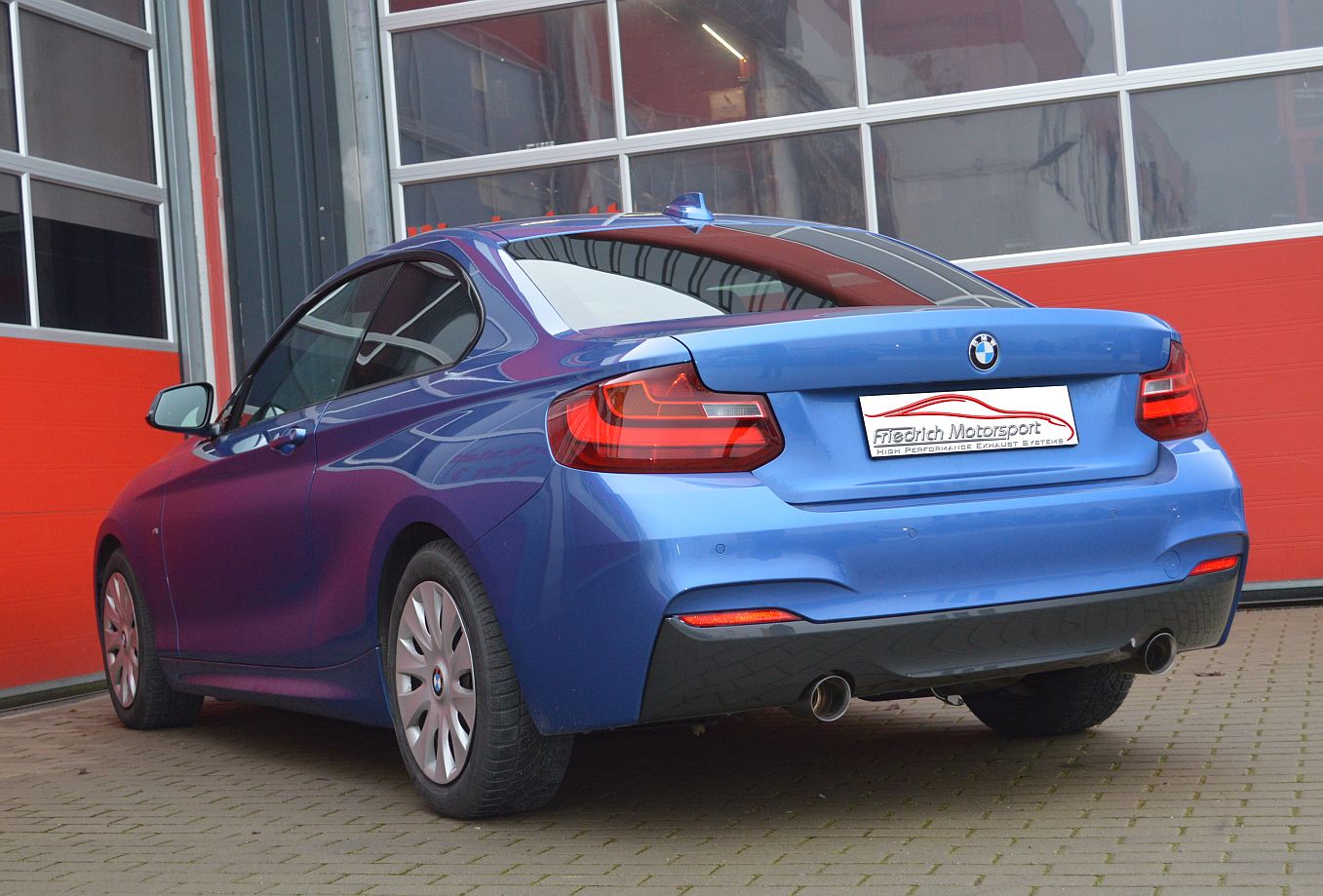 Friedrich Motorsport Duplex-Endschalldämpfer BMW 2er 