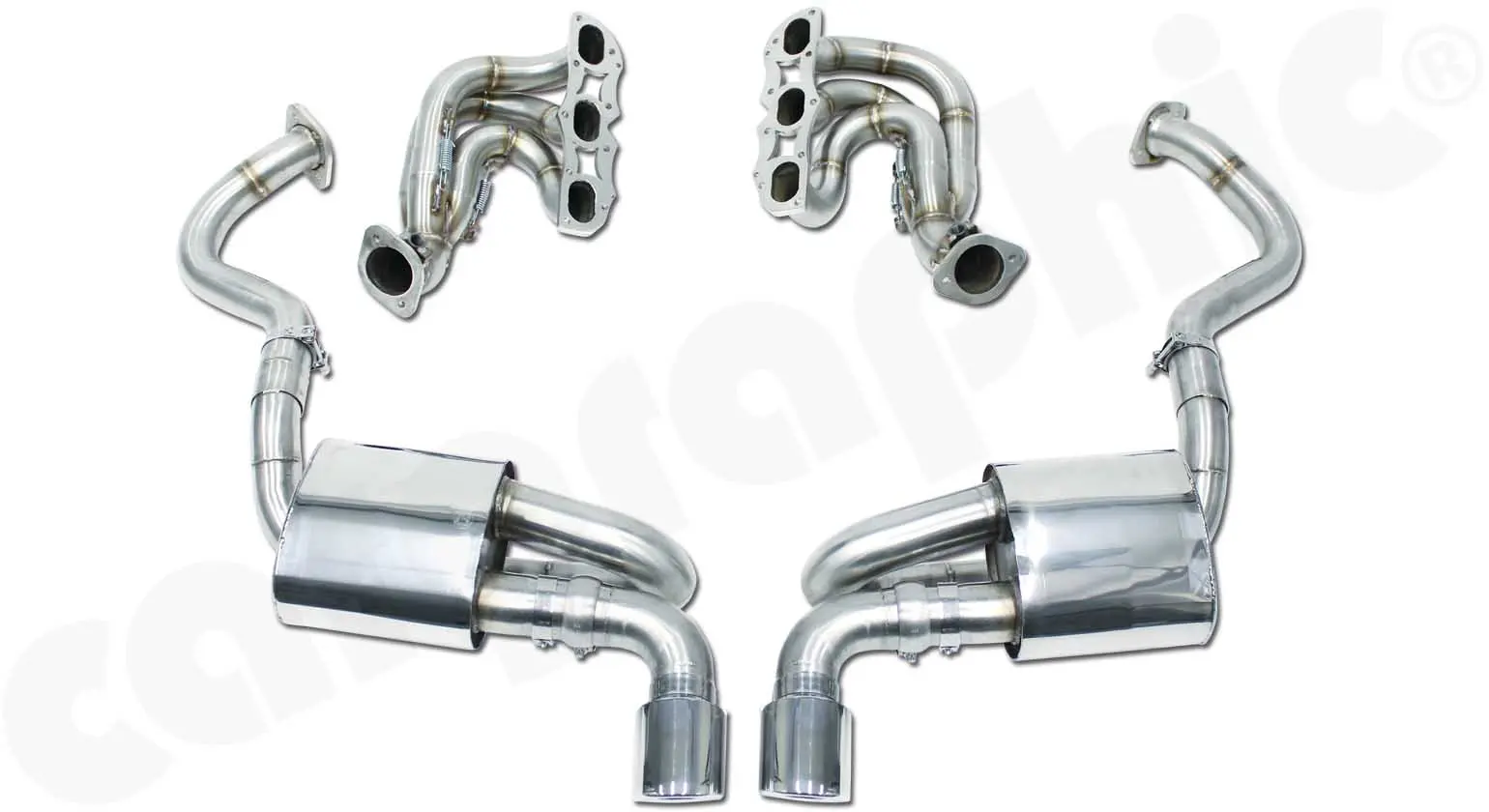 CARGRAPHIC Abgasanlage für Porsche 981 Foto