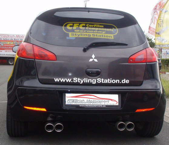Friedrich Motorsport Duplex Endschalldämpfer Colt CZ3 Foto