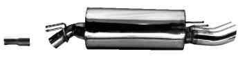 Bastuck Sportauspuff Opel Omega B 2x76mm