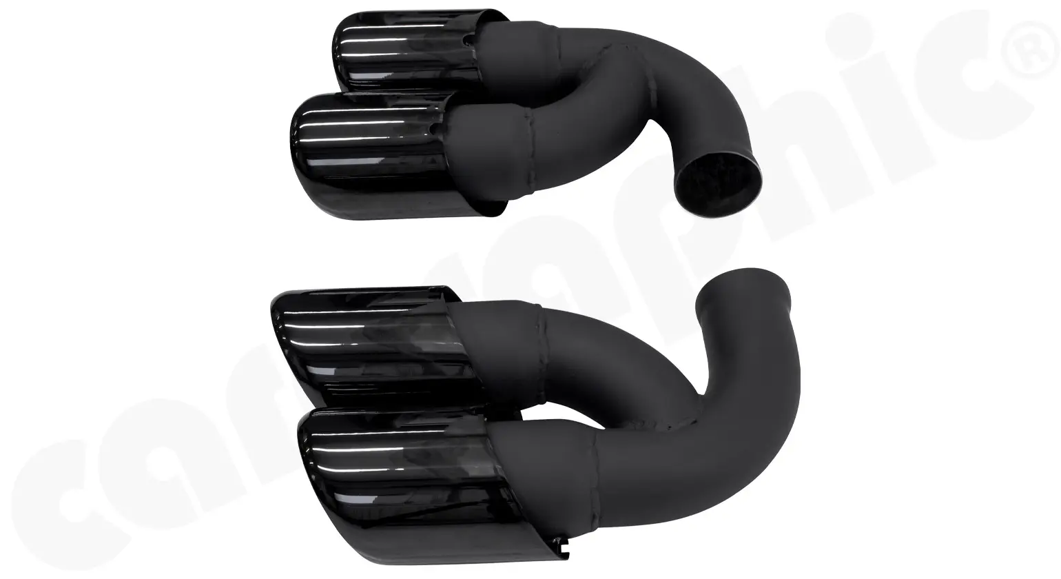 CARGRAPHIC Doppelendrohrsatz für Porsche Cayenne günstig