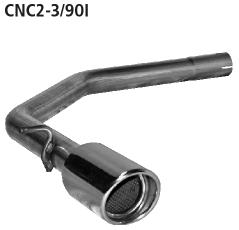 Bastuck Sportauspuff Citroen C2 2x 1x90mm gerade Bild