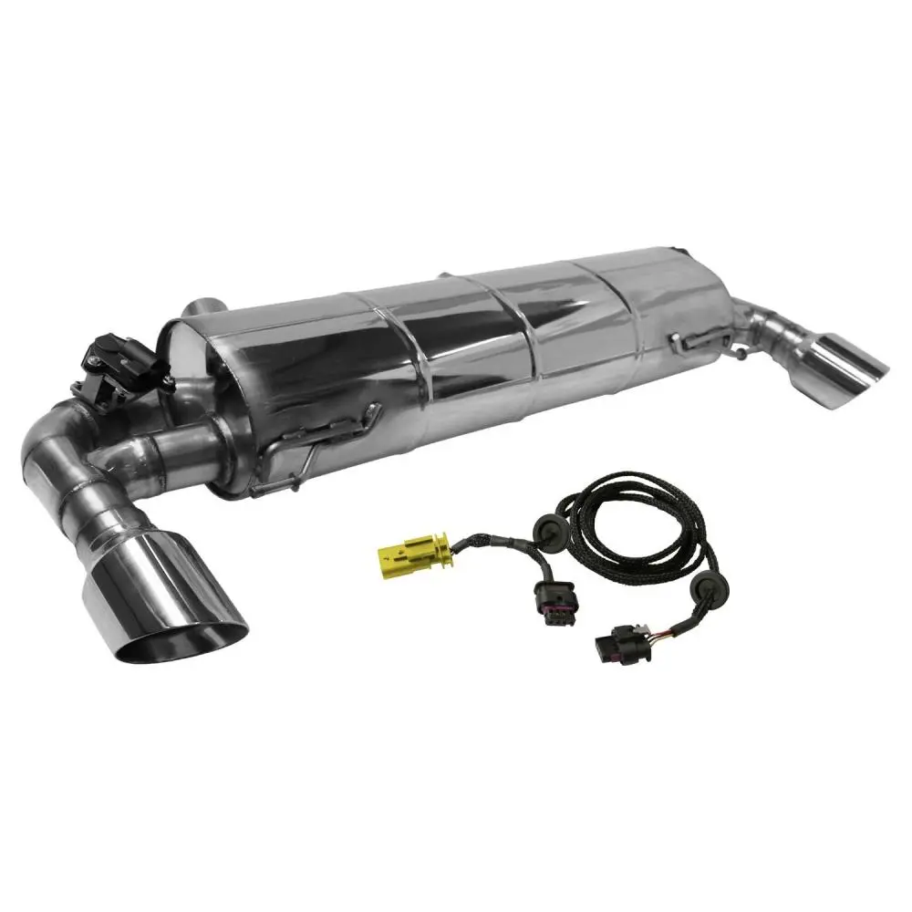 Bastuck Sportauspuff für BMW 330i Typ G21 (Touring) für Serienklappensteuerung 2x 1x100mm, 30° schräg geschnitten Race-Look