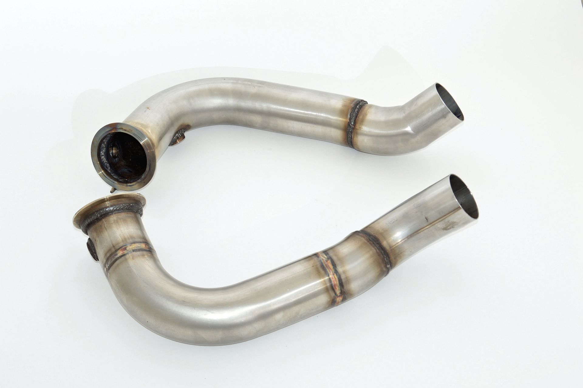 Friedrich Motorsport 76mm Downpipe-Satz Edelstahl 