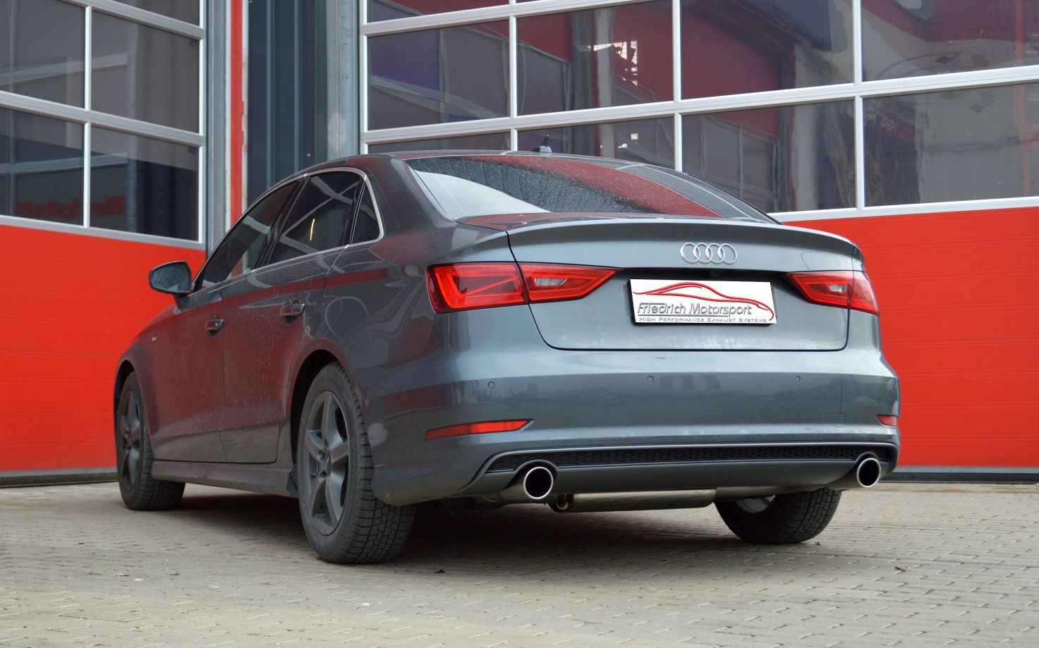 Friedrich Motorsport Gruppe A Duplex-Anlage Audi A3 8V Limousine Frontantrieb US-Heck  Friedrich Motorsport Duplex-Anlage Audi A3 8V kaufen