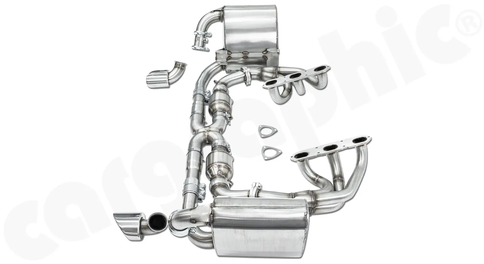 CARGRAPHIC Sportauspuff für Porsche 996 Carrera 3,4l günstig