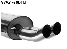 Bastuck Sportauspuff VW Golf 1 bis 1984 2x70mm DTM kaufen