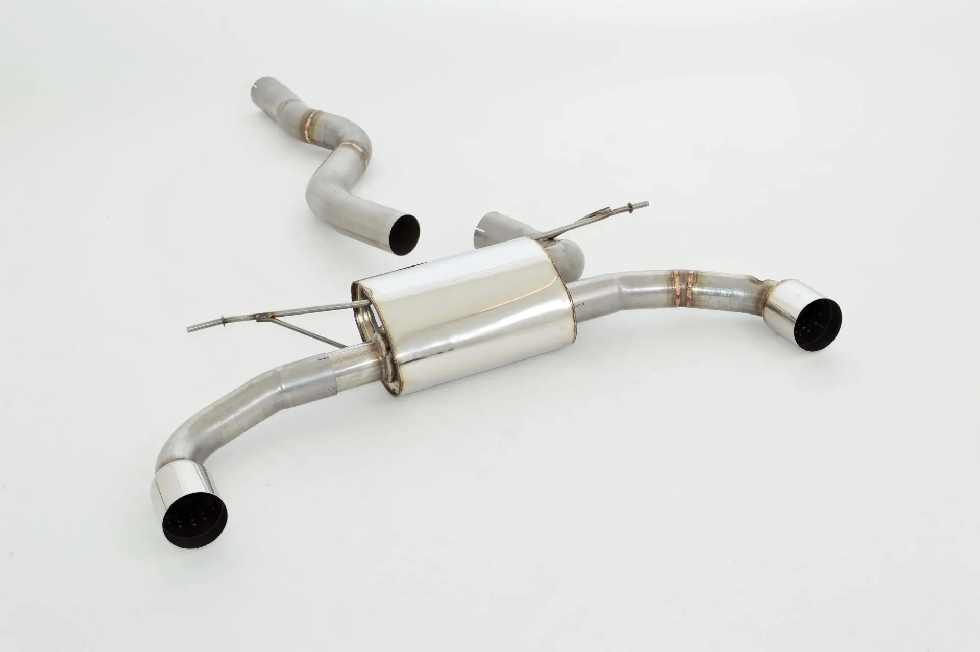 Friedrich Motorsport 76mm Duplex-Sportendschalldämpfer Edelstahl
