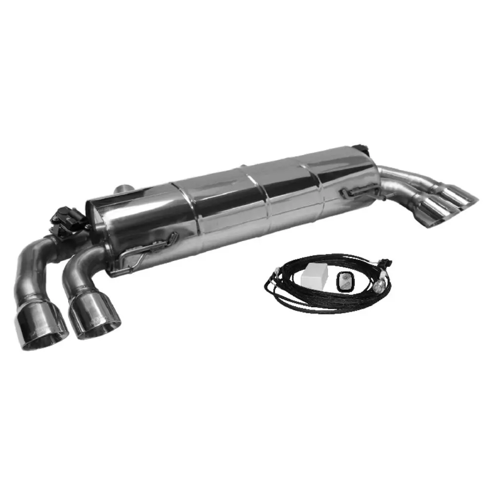 Bastuck Sportauspuff für BMW 320i Typ G21 (Touring) 2x 2x90mm 30° schräg geschnitten, Race-Look