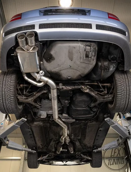 90mm KLAPPEN Abgasanlage LFX V1 mit EG Zulassung - Audi S4/RS4 B5 / LFX TUNING