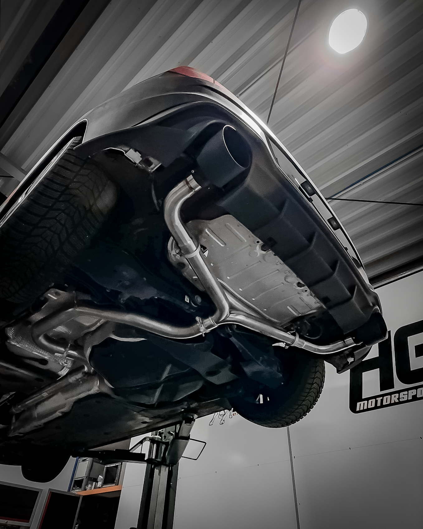 Bull-X Race Abgasanlage 3 Zoll für Golf 8 GTI